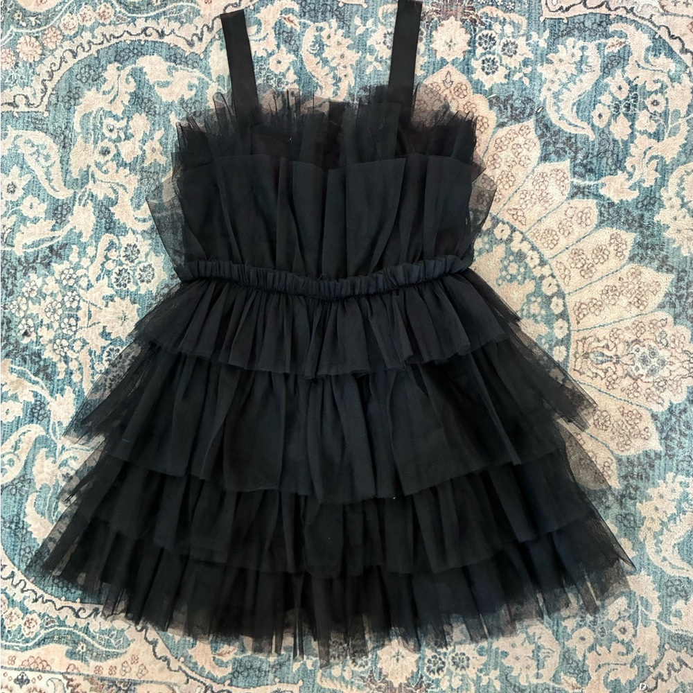 Storia Black Tulle Dress